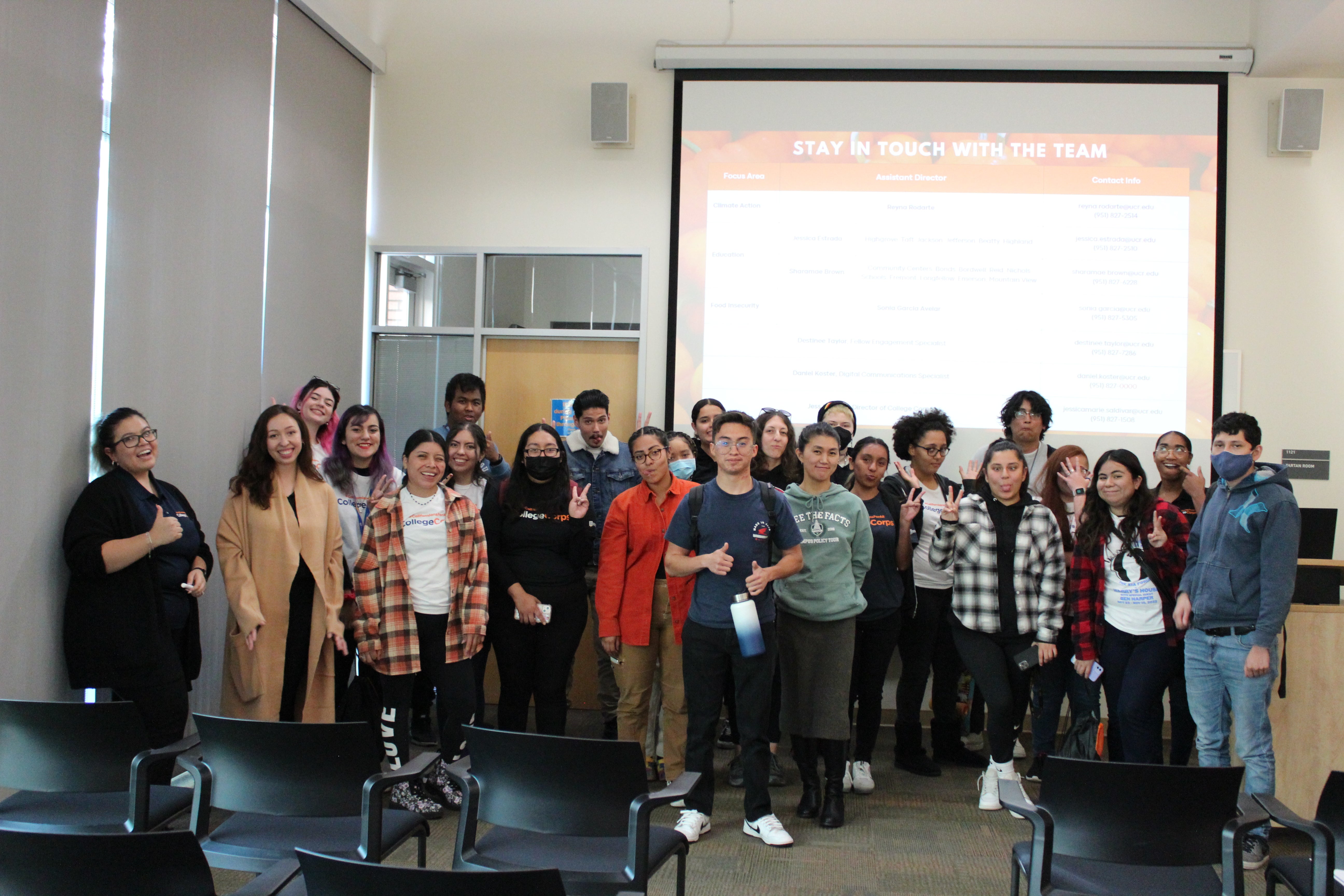 a group of college corps fellows