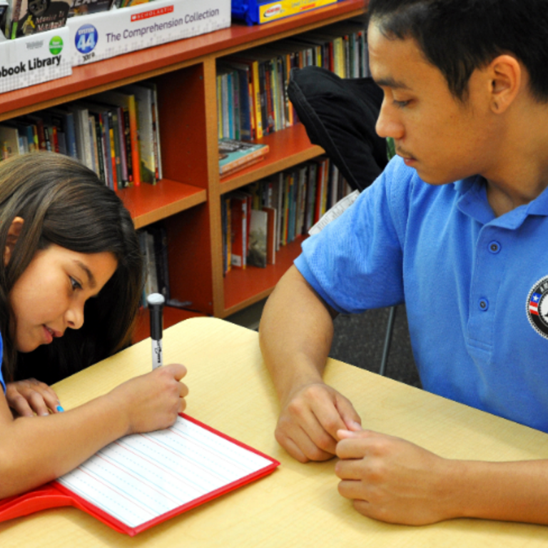 Americorp Staff and student